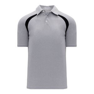 Men’s Grey Polo Shirt with Black Stripe Detail, NWOT, Size Medium